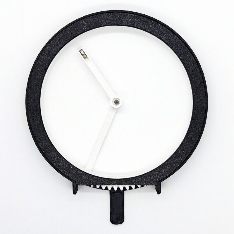 BoltlessTime Hollow Clock Full Dial Back